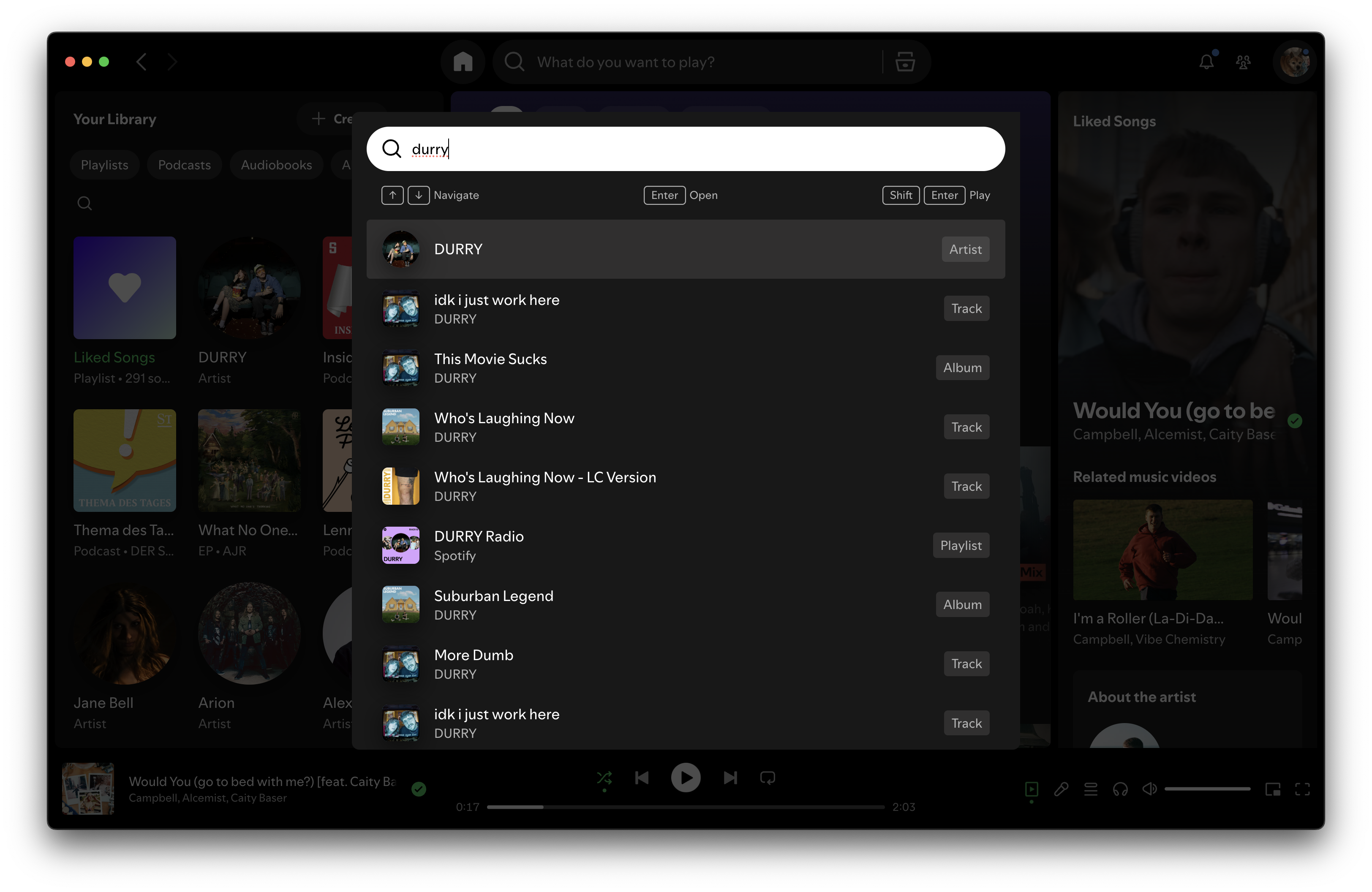 Spotify UI